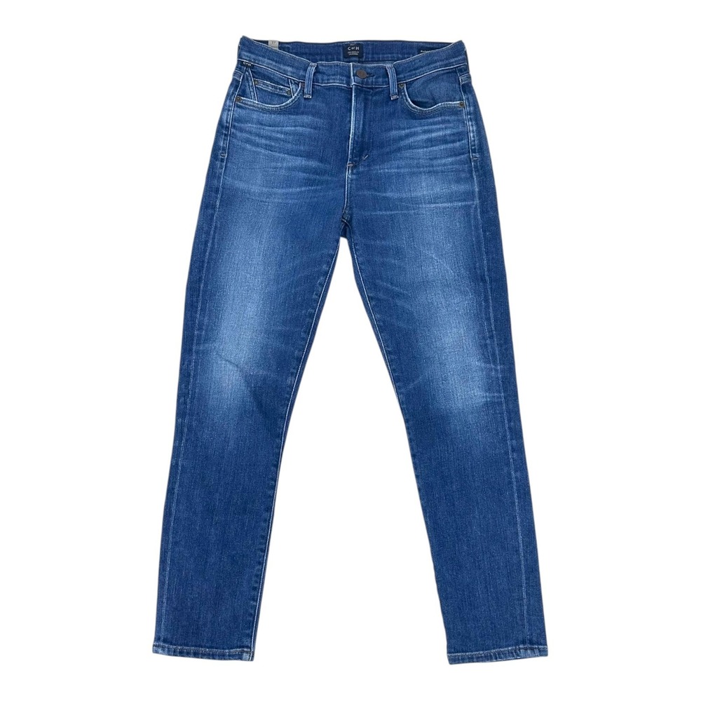 Citizens of Humanity Rocket Crop Jeans Womens Sz 27 High Rise Skinny Blue Denim - Picture 5 of 10
